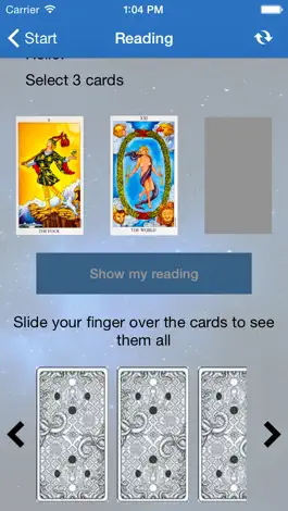 Game screenshot Daily Tarot Reading and Cards apk