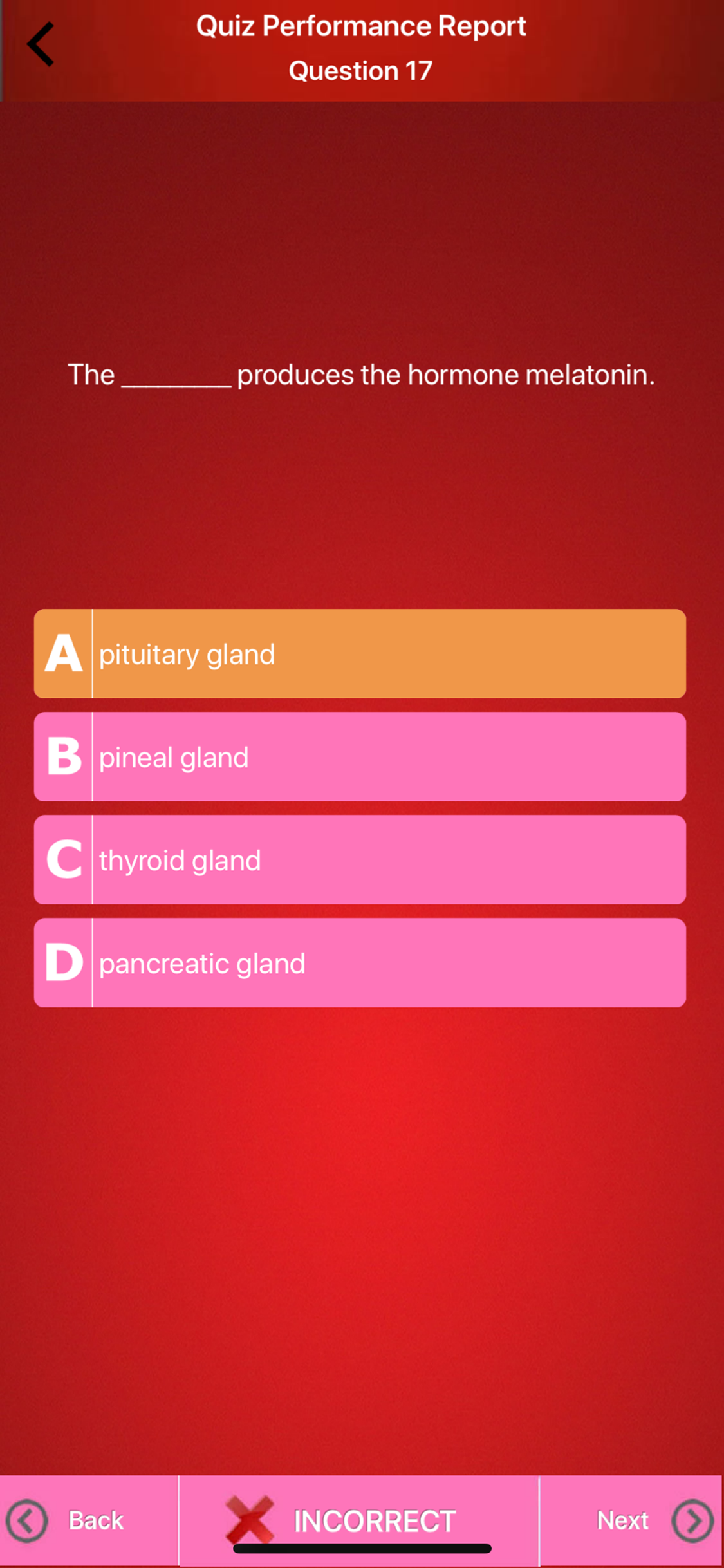 Endocrine System Trivia screenshot 4