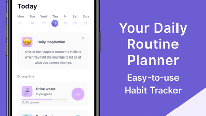 Habit Tracker & Task Planner Screenshot