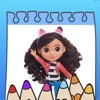 Dolls Doodle Coloring stickers icon