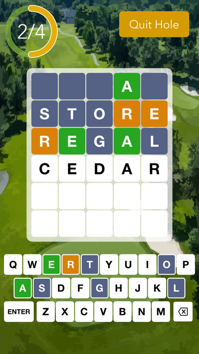 Word Golf Ace Screenshot