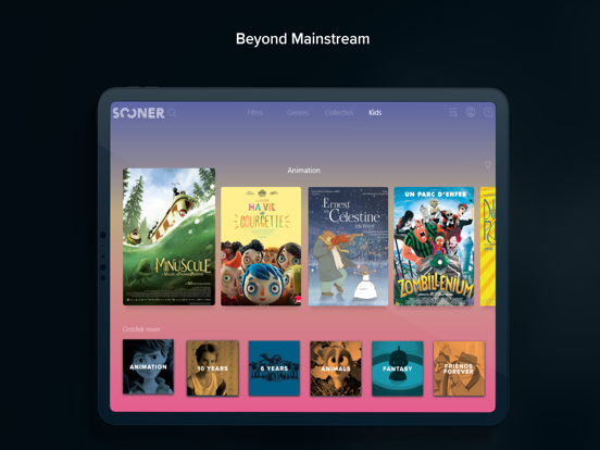 Sooner: Stream Different iPad app afbeelding 4