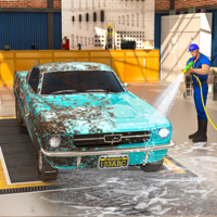 Car Wash Cleaning cars 3D