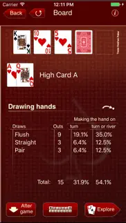 the poker calculator iphone screenshot 3