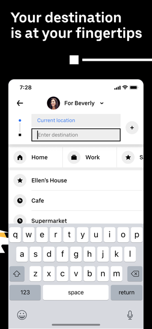 ‎Uber - Request a ride Screenshot