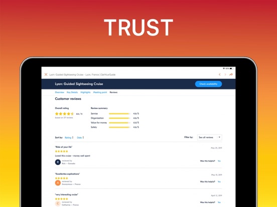 Lyon Travel Guide iPad screenshot 7 - Travel app