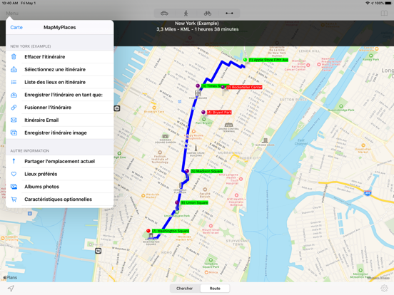 Screenshot #6 pour MapMyPlaces