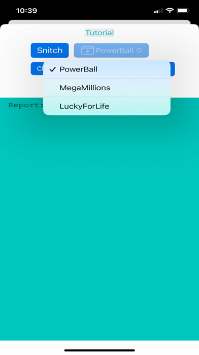 Lottery Snitch Screenshot