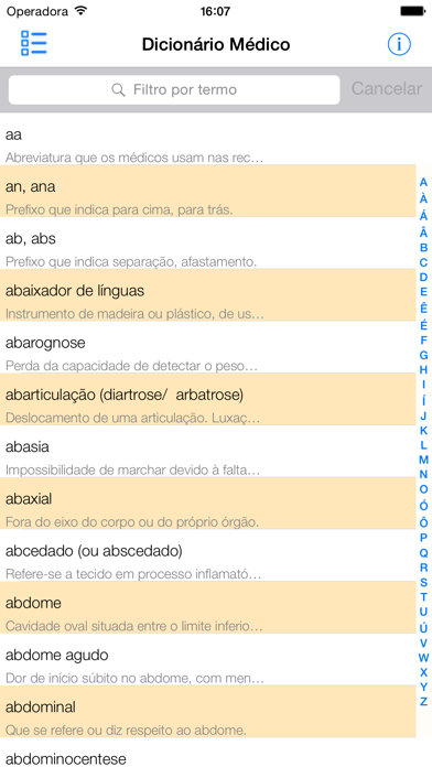 Dicionário Médico screenshot1