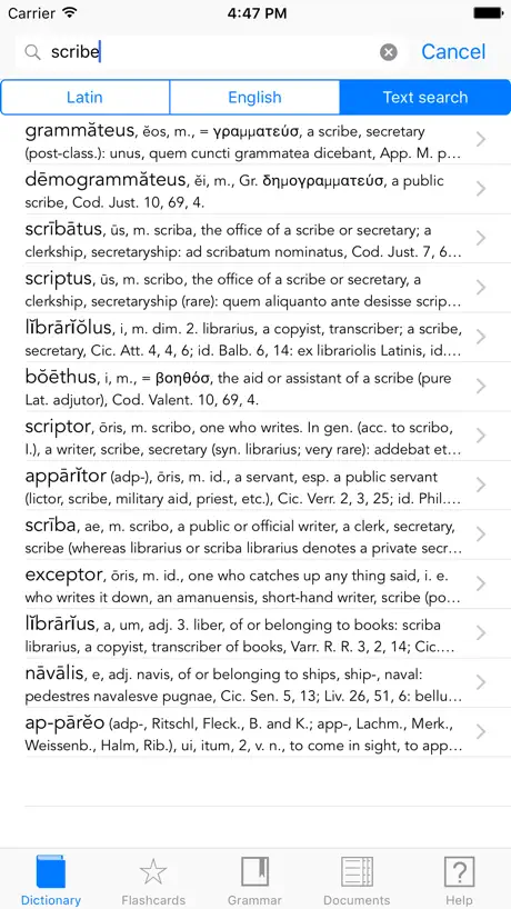 Scriba (Latin Dictionary)