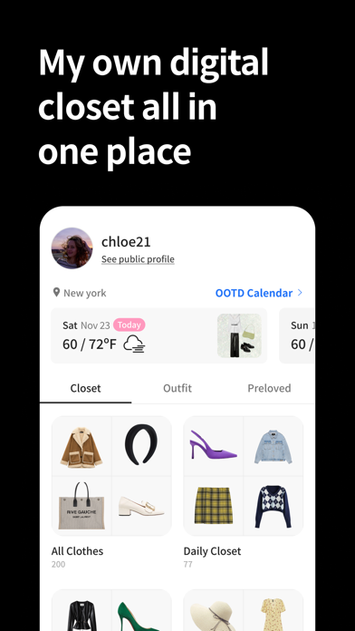Acloset - AI Fashion Assistant Screenshot