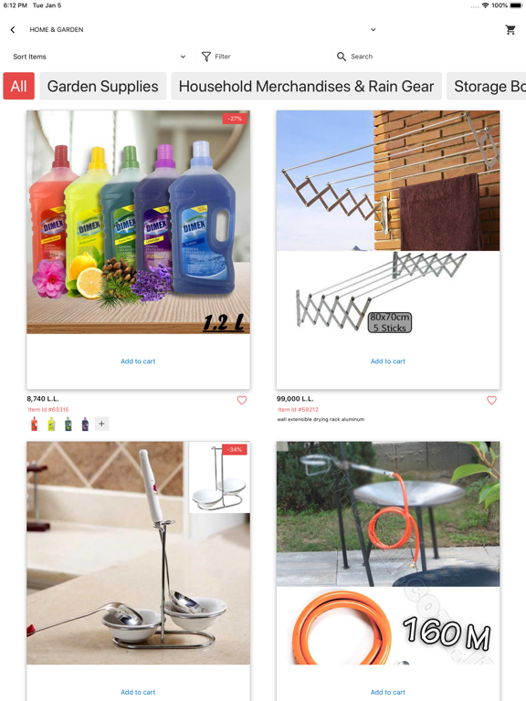 Deal.com.lb iPad screenshot 2 - Shopping app