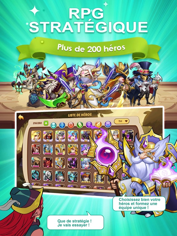 Screenshot #6 pour Idle Heroes - Idle Games