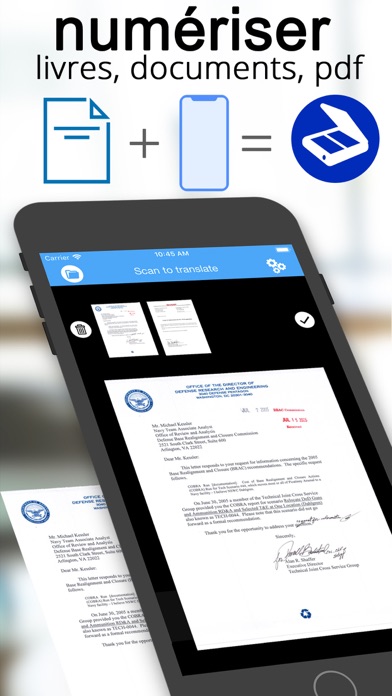 Screenshot #1 pour Traducteur et Scanner Document