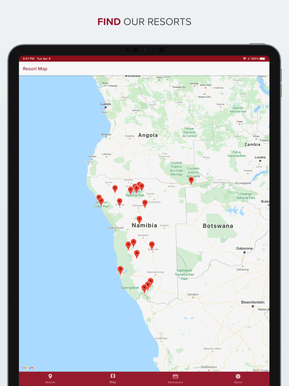 Screenshot #6 pour NWR – Namibia Wildlife Resorts