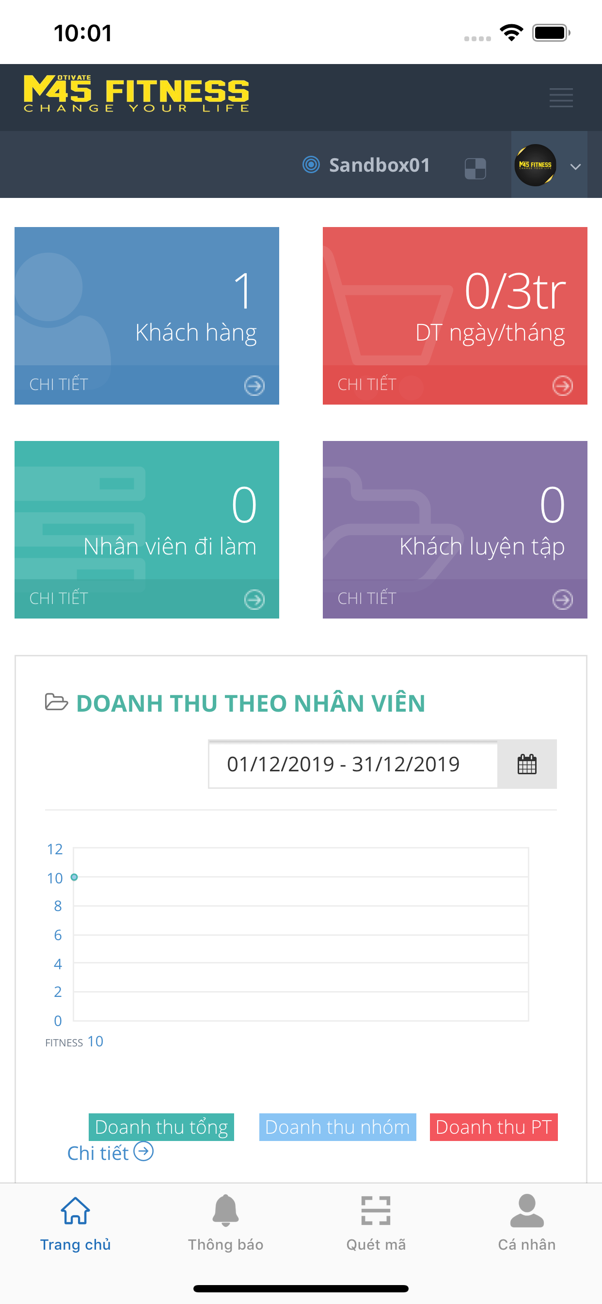 M45 Fitness screenshot 2