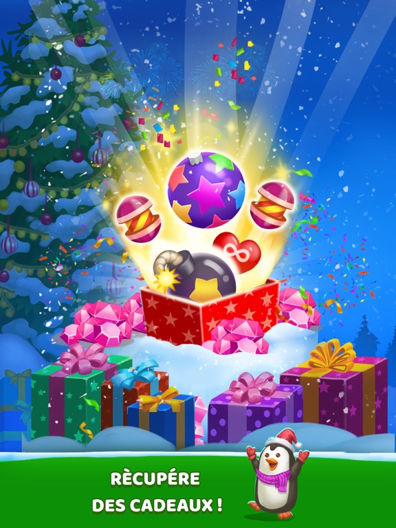 Screenshot #6 pour Jeux de Noel Match 3