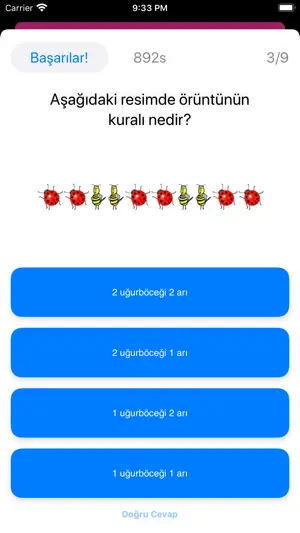 Test Merkezi İlkokul 1.Sınıf screenshot 1