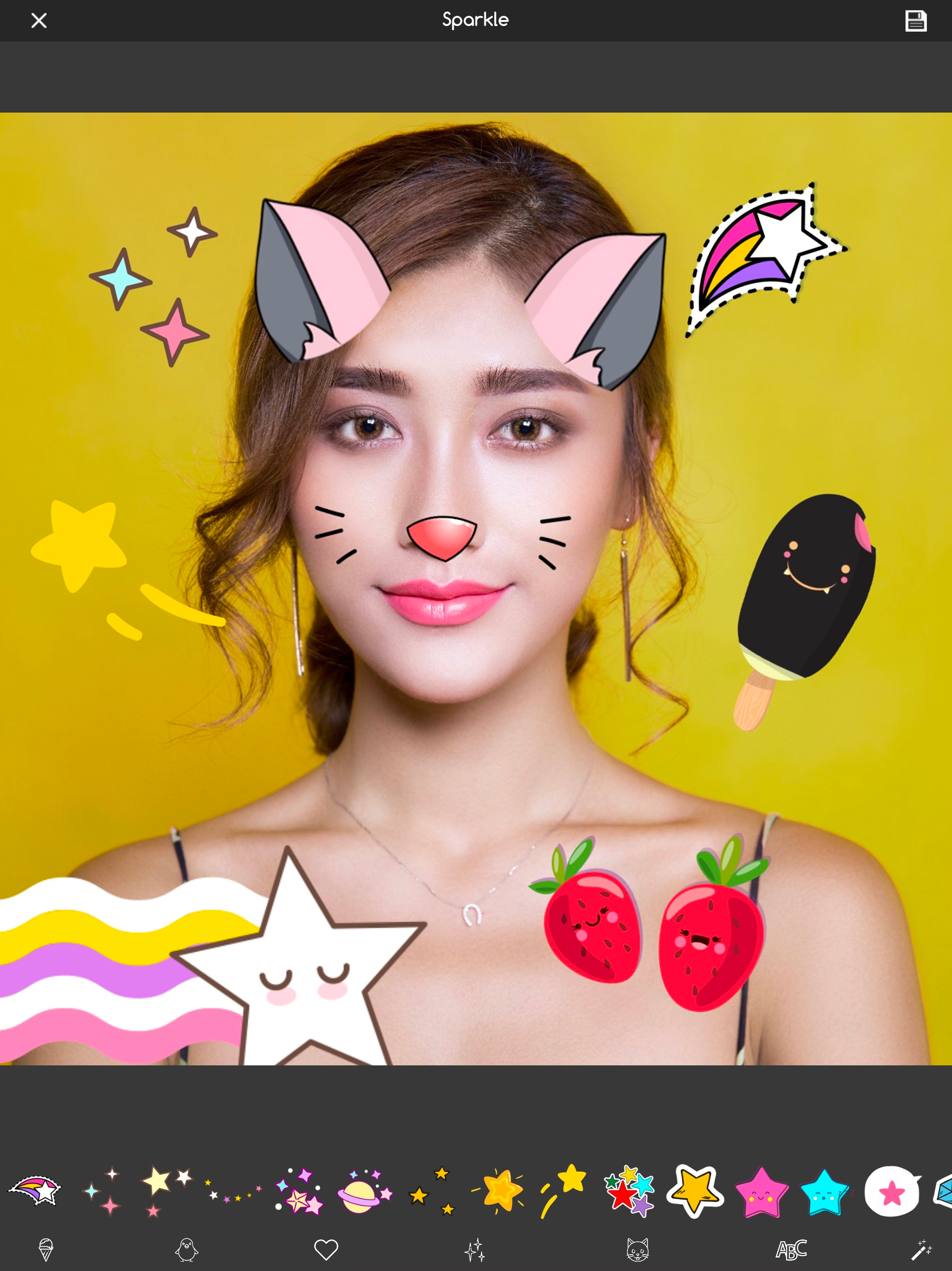 Kawaii Photo Editor Stickers