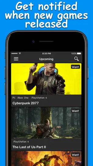 Capture d'écran de My Games: Collection & Tracker sur iPhone 6