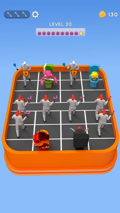 Toilet Rush Merge Battle Game Screenshot