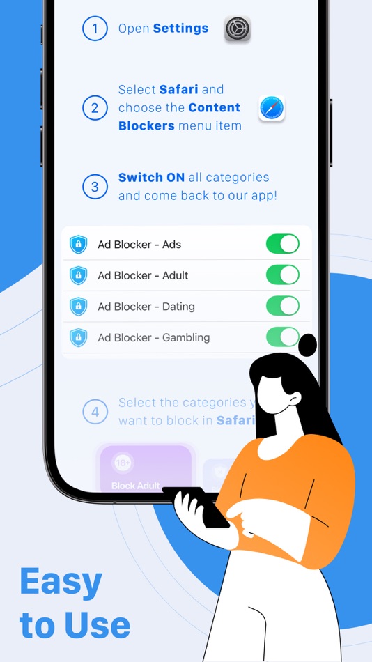 #4. VPN & Ad Blocker for Safari (iOS) 由: Energise Pro