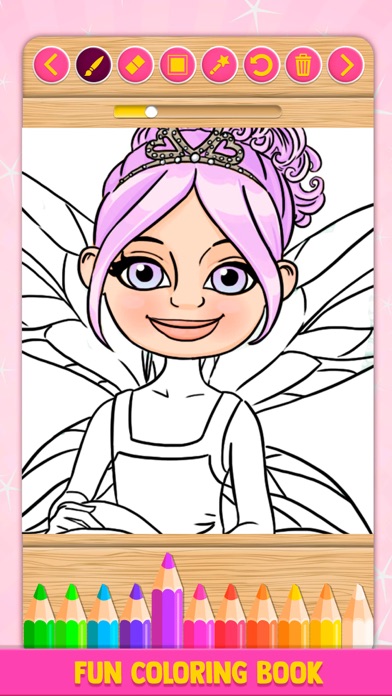 Magic Fairy Coloring Book Screenshot