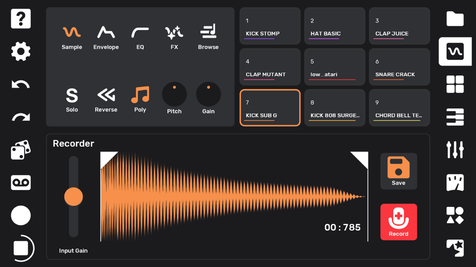 #2. Flip Sampler (iOS) 由: Suture Sound Inc.
