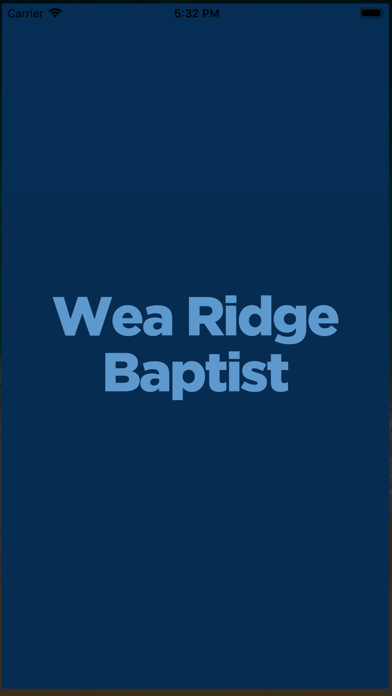 Wea Ridge Baptist Church Screenshot