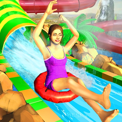 Aqua Theme Park! Water Slide Bump Race 3D - Amusement Park Shortcut Run  Water Slide Fun Race Sliding Game::Appstore for Android