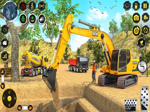 JCB Snow Excavator Game 3Dのおすすめ画像2