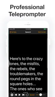 teleprompter゜ iphone screenshot 1