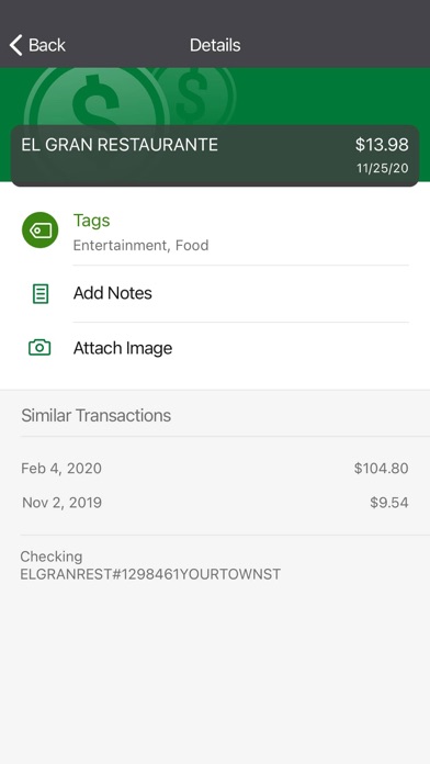 Our Community Bank Screenshot