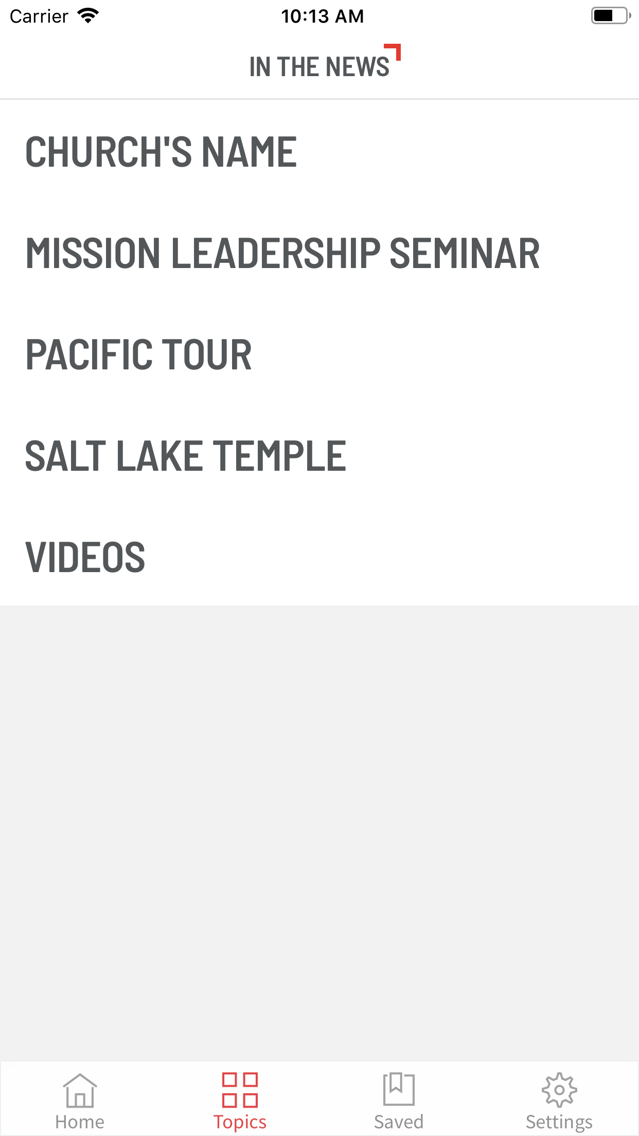 Church News screenshot 2