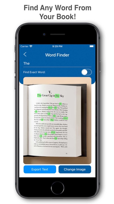 Screenshot #1 pour Search Keyword Using Camera