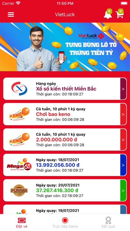 HANOI 19 - Mua xổ số Online