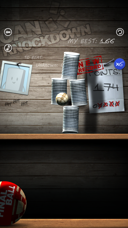 #3. Can Knockdown (iOS) 由: Infinite Dreams Inc.