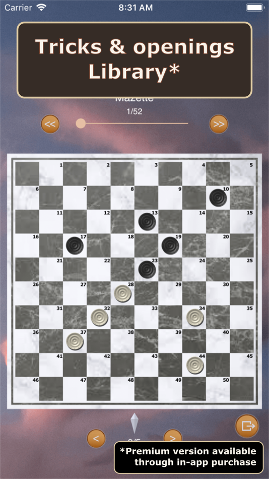 #10. Checkers game (macOS) By: Itchigoo