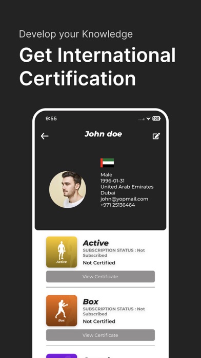 FFP Fitness Screenshot