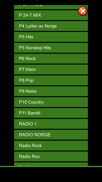 Norsk Radio App - Radiomannen Screenshot