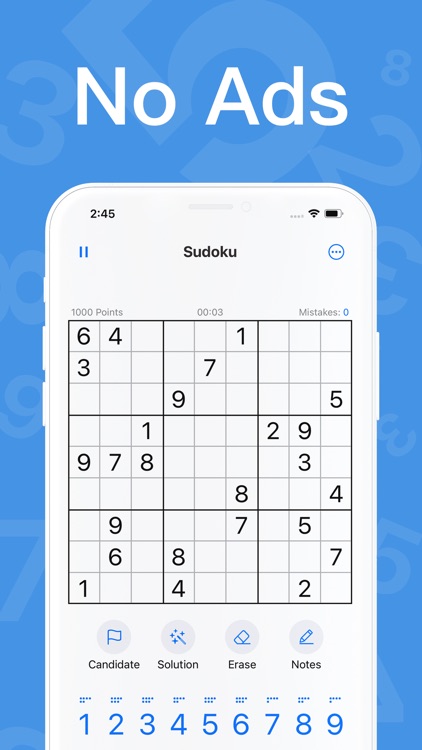 Sudoku - No ads