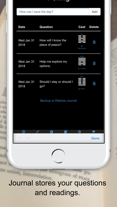 Screenshot #3 pour I-Ching App of Changes