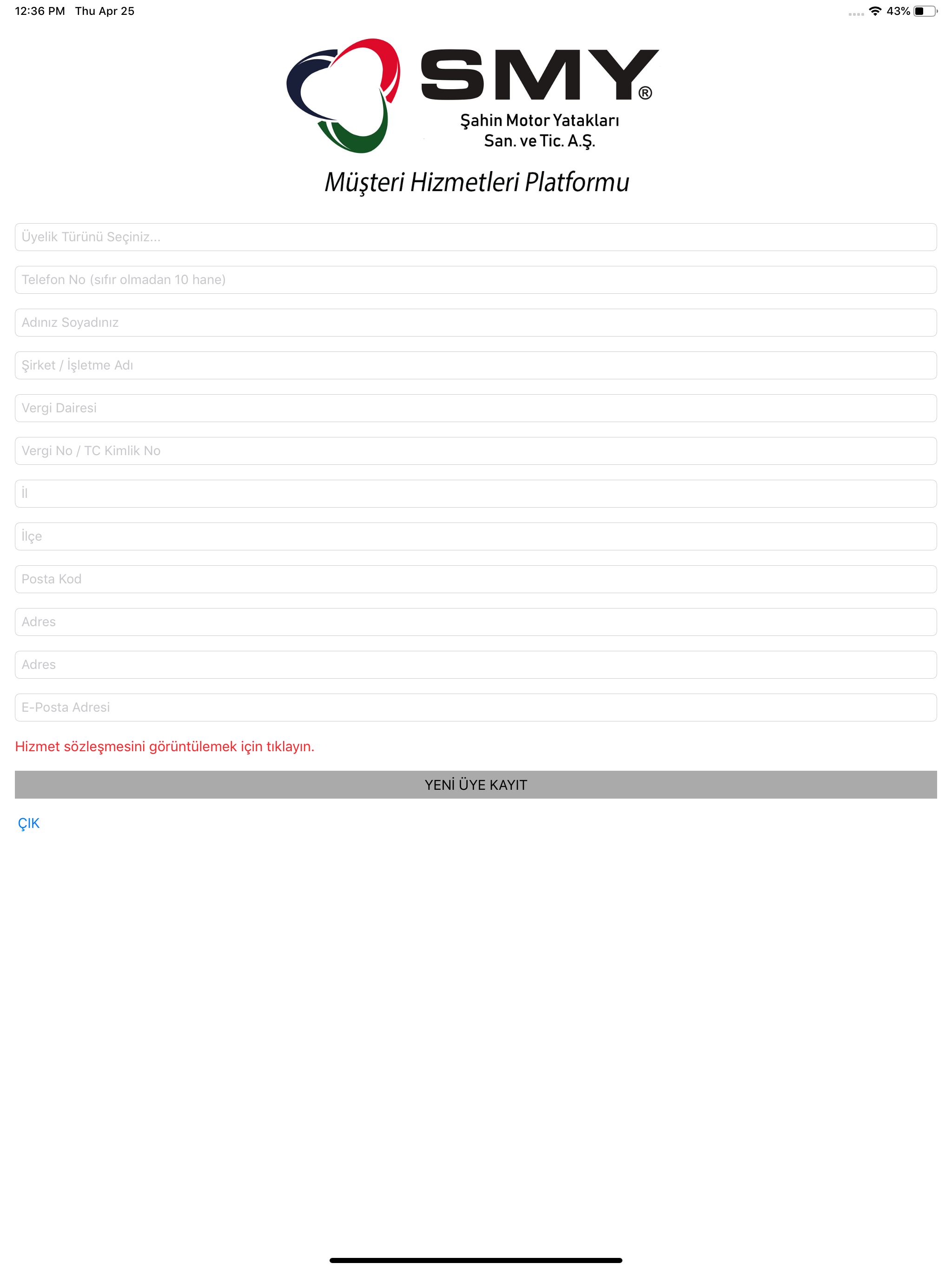 SMY Hizmet Platformu screenshot 8