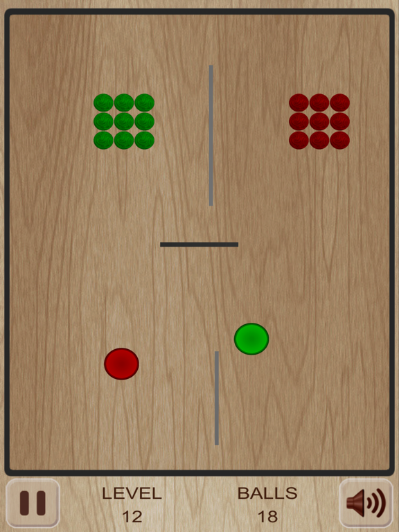 Move your balls to holes! iPad screenshot