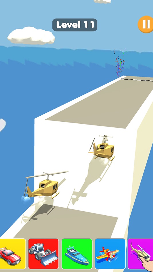 #3. Shape Shift Car Drive 3D (iOS) By: Muhammad Ali