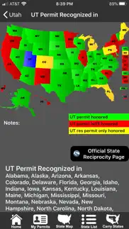 ccw – concealed carry 50 state iphone screenshot 1