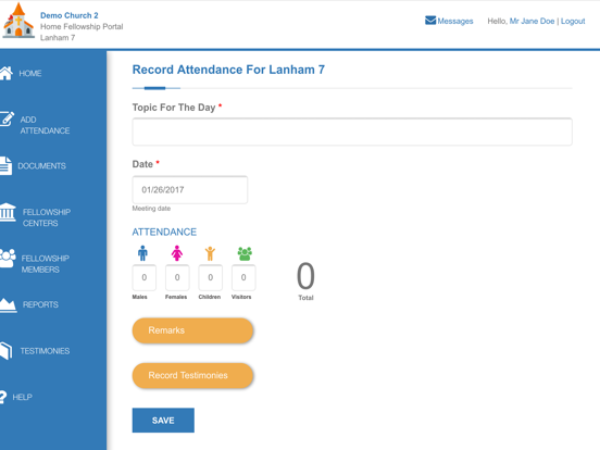 Screenshot #5 pour Home Fellowship Portal