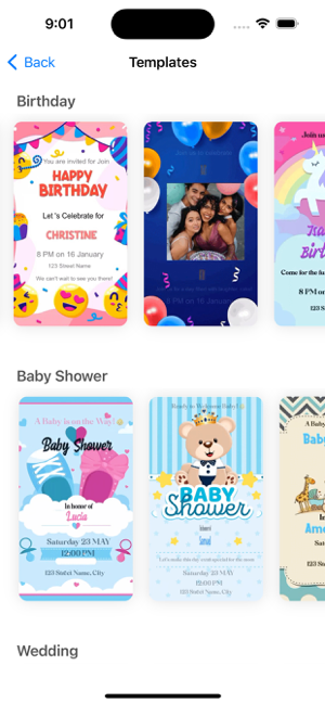‎Video Invitation Maker Screenshot