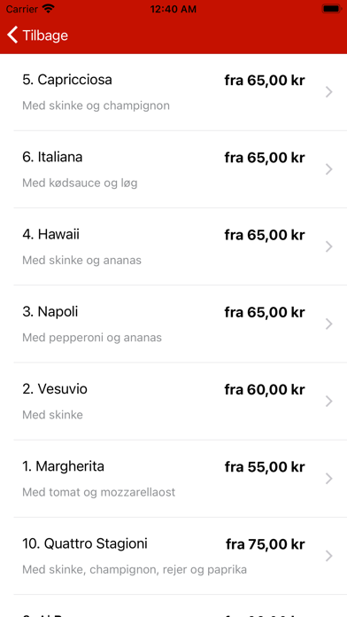 EatOnline Screenshot