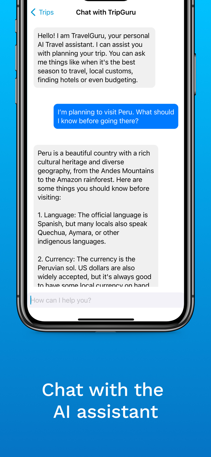 Trip Guru - Travel Planner